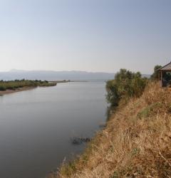 Ποταμός Τσικνιάς- δυτικό ανάχωμα